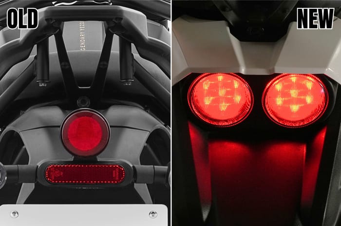 Yezdi Adventure old vs new: refreshed design and more features